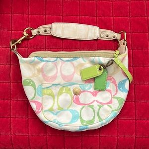 Coach hobo pastel